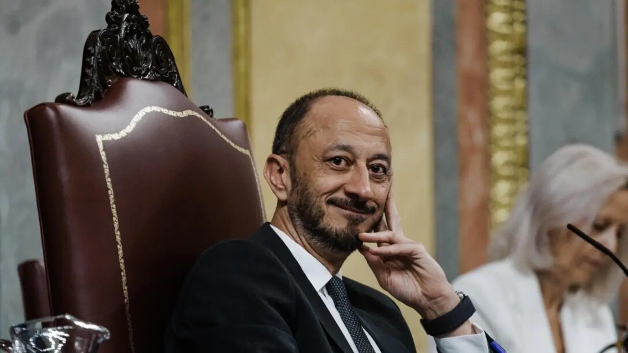  El vicepresidente del Congreso de los Diputados, Alfonso Rodr&iacute;guez Celis, durante la celebraci&oacute;n en el Congreso de los Diputados de una sesi&oacute;n plenaria, a 19 de junio de 2025, en Madrid (Espa&ntilde;a).<br>- Carlos Luj&aacute;n - Europa Press 