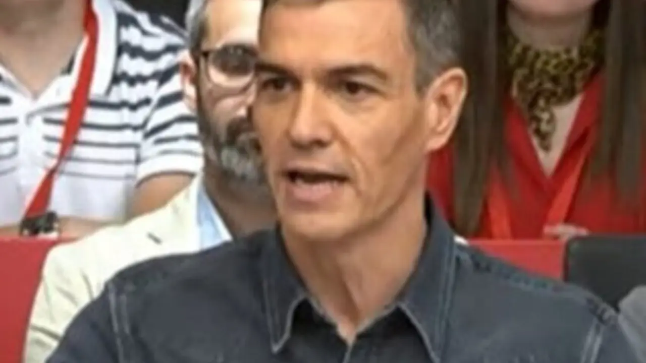  El presidente del Gobierno y secretario general del PSOE, Pedro S&aacute;nchez, en su intervenci&oacute;n ante el Comit&eacute; Federal del PSOE, el 5 de julio de 2025<br>- EUROPA PRESS 