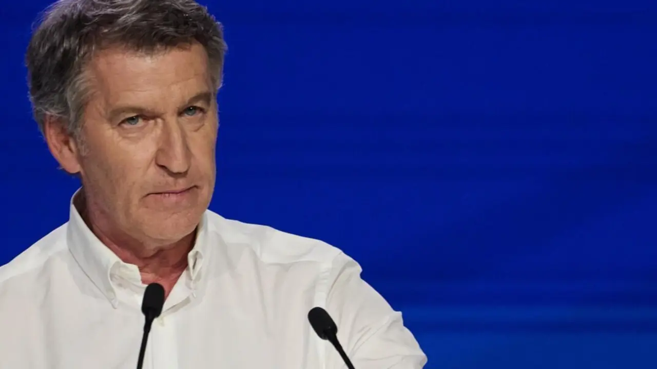  El presidente del PP, Alberto N&uacute;&ntilde;ez Feij&oacute;o, durante la segunda jornada del XXI Congreso Nacional del Partido Popular, a 5 de julio de 2025, en Madrid (Espa&ntilde;a). Con el lema &lsquo;Toma partido por Espa&ntilde;a&rsquo;, XXI Congreso del PP, celebrado en Madrid del 4 al 6 de j<br>- Jes&uacute;s Hell&iacute;n - Europa Press 