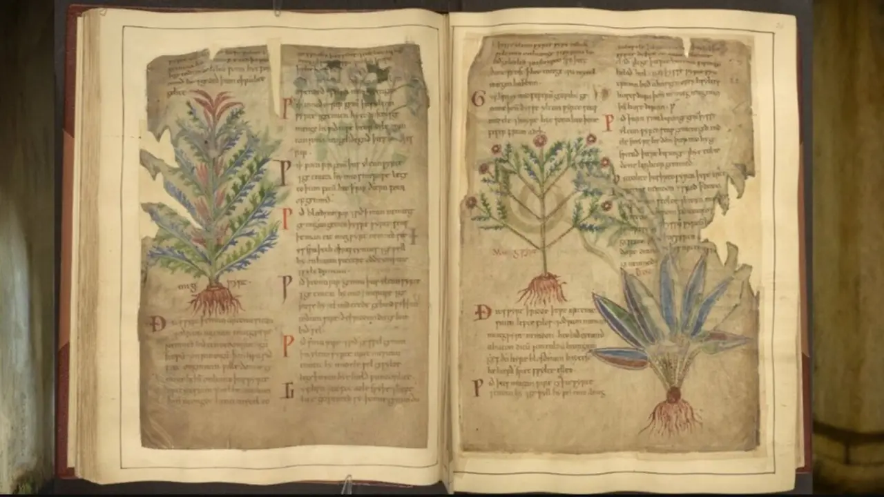  Manuscritos medievales como el MS Cotton Vitellius C III destacan usos de hierbas que reflejan las tendencias de bienestar modernas.<br>- THE BRITISH LIBRARY | EP 