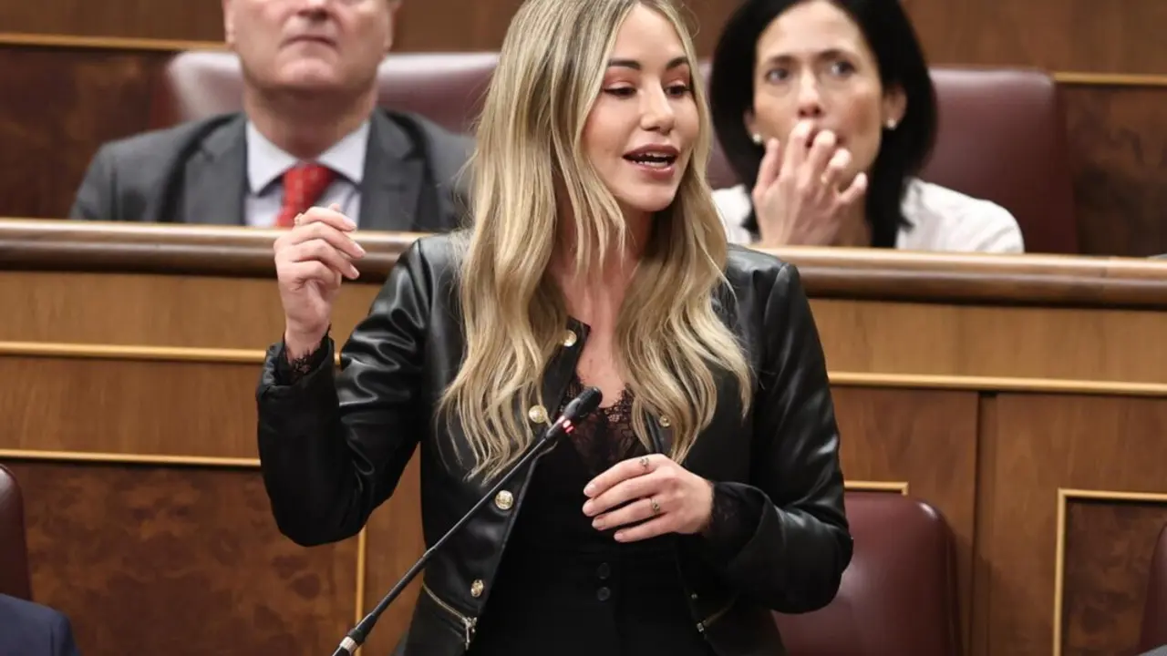 Archivo - La hasta ahora vicesecretaria del PP Noelia N&uacute;&ntilde;ez, durante una sesi&oacute;n de control al Gobierno, en el Congreso de los Diputados, a 19 de marzo de 2025, en Madrid (Espa&ntilde;a).<br>- Eduardo Parra - Europa Press - Archivo 