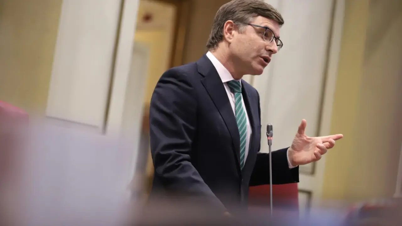  Archivo - El portavoz del Grupo Parlamentario VOX, Nicasio Galv&aacute;n<br>- PARLAMENTO DE CANARIAS - Archivo 