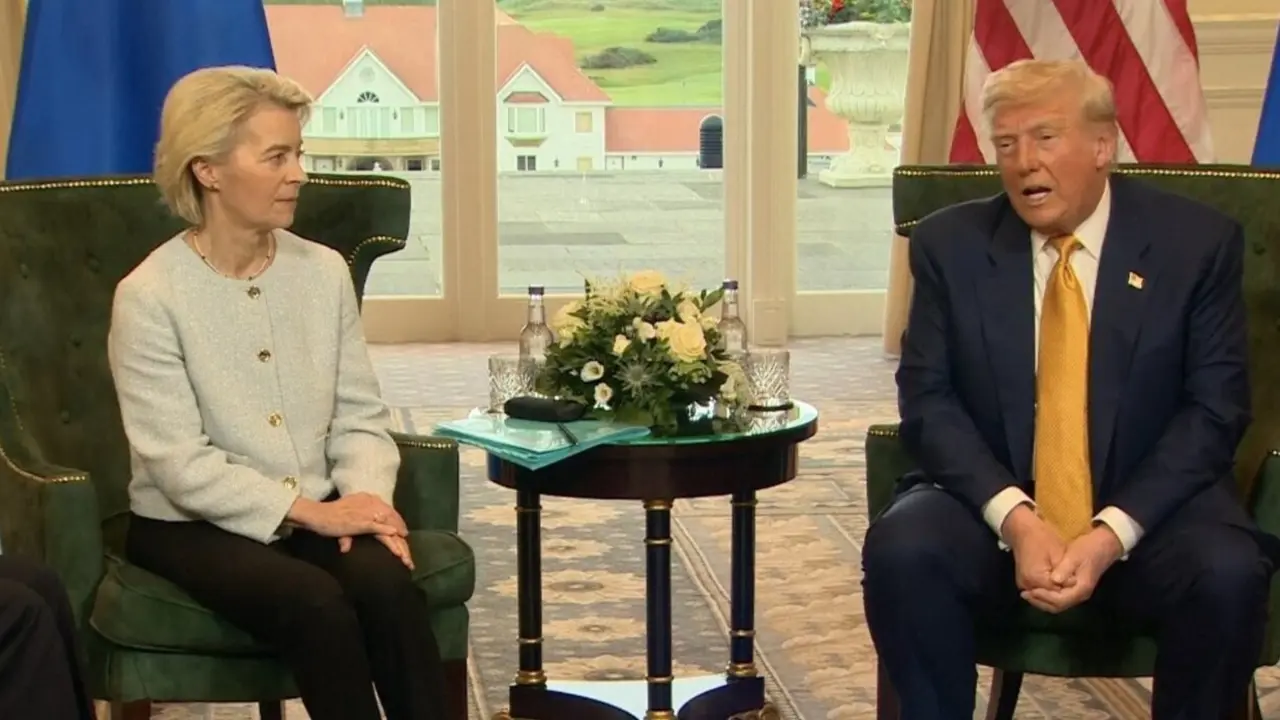  Ursula von der Leyen y Donald Trump en Turnberry (Escocia)<br>- COMISI&Oacute;N EUROPEA | EP 
