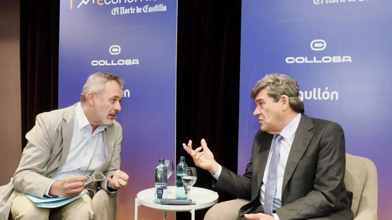  El gobernador del Banco de Espa&ntilde;a, Jos&eacute; Luis Escriv&aacute;, durante su intervenci&oacute;n en el Foro Econ&oacute;mico de El Norte de Castilla, en el Hotel Vincci Frontaura, a 28 de julio de 2025, en Valladolid (Espa&ntilde;a).<br>- Photogenic - Europa Press 