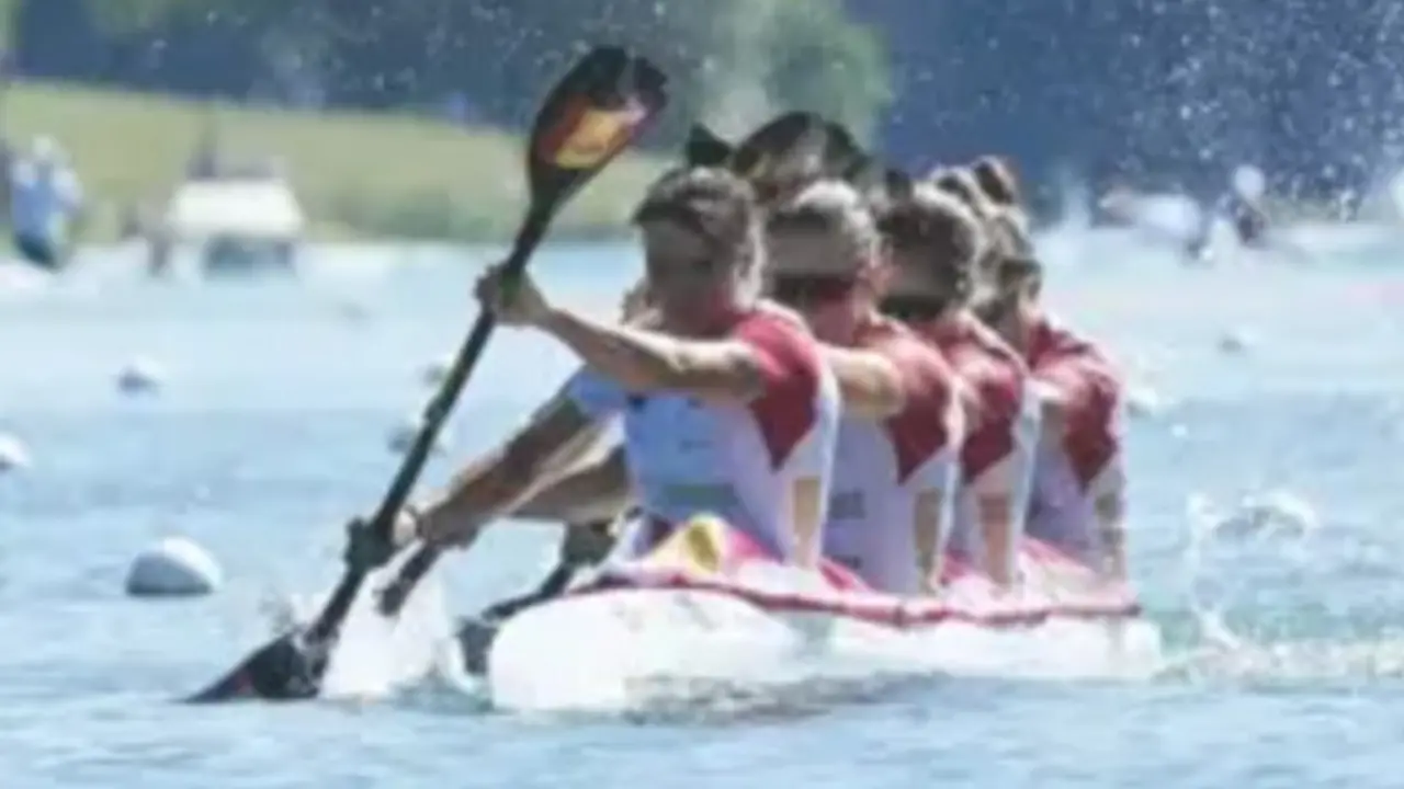  El equipo espa&ntilde;ol femenino de K4 500 metros, formado por Sara Ouzande, Luc&iacute;a Val, Estefan&iacute;a Fern&aacute;ndez y B&aacute;rbara Pardo<br>- RFEP 