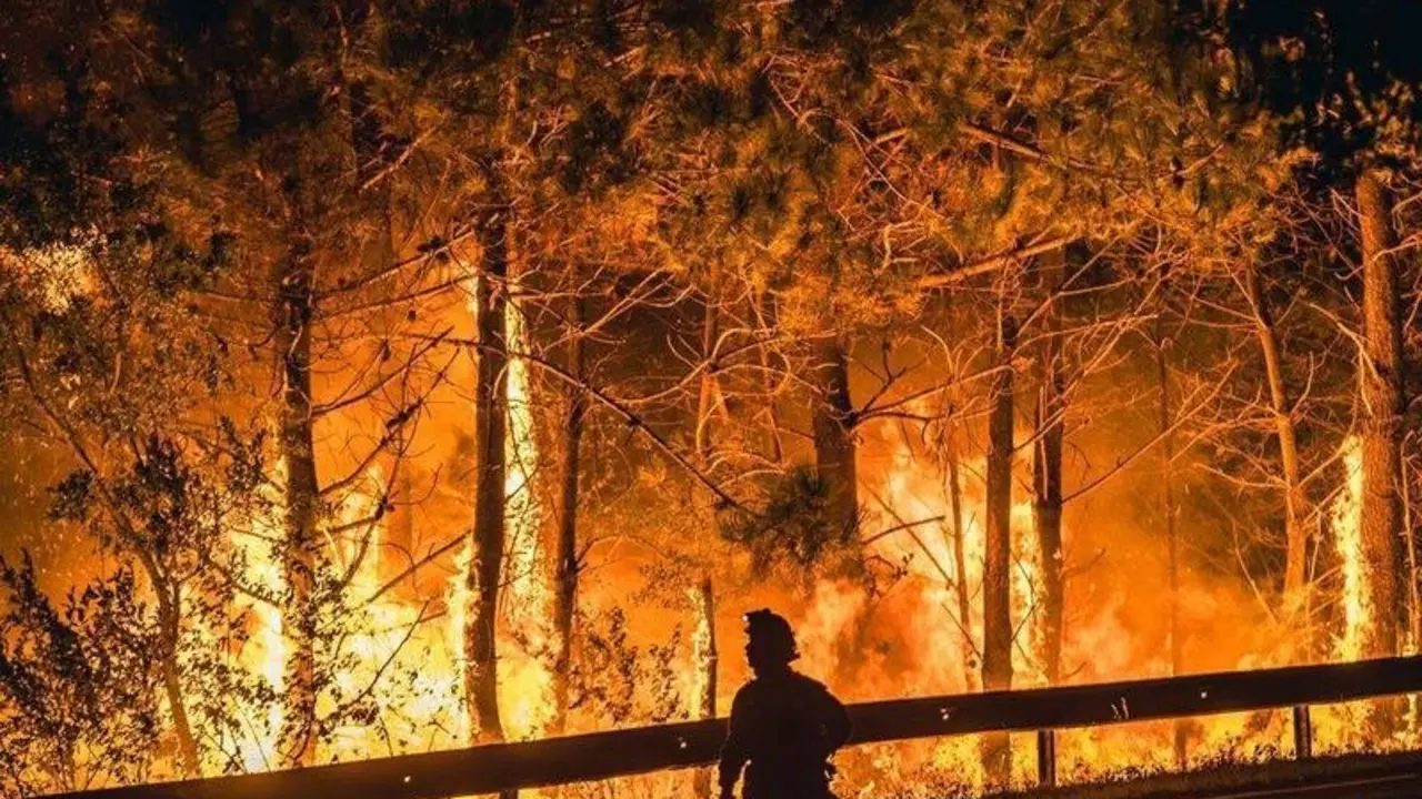  Incendio en Boiro, Galicia 