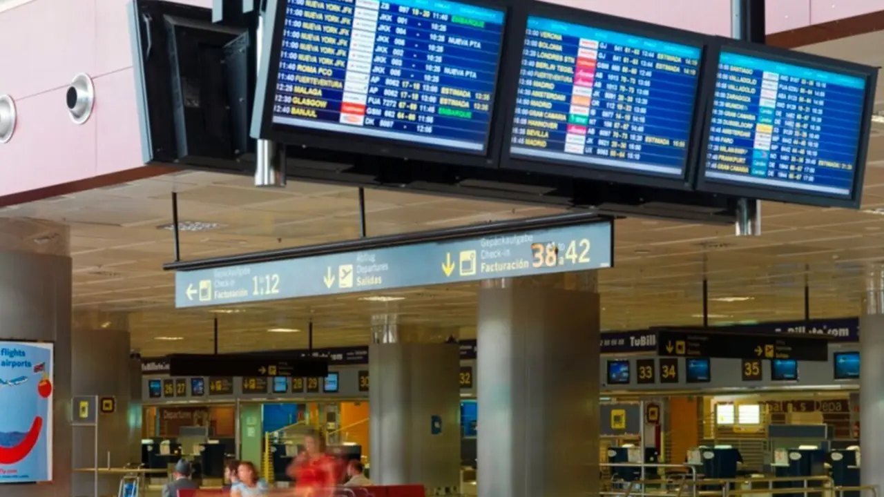  Archivo - Los ocho aeropuertos canarios recibieron 3.560.704 pasajeros durante el pasado mes de febrero, lo que supone un incremento del 6,1% respecto a febrero de 2017, seg&uacute;n datos de Aena. Los aeropuertos del archipi&eacute;lago con mayor tr&aacute;fico de pasajeros<br>- CEDIDA - Archivo 