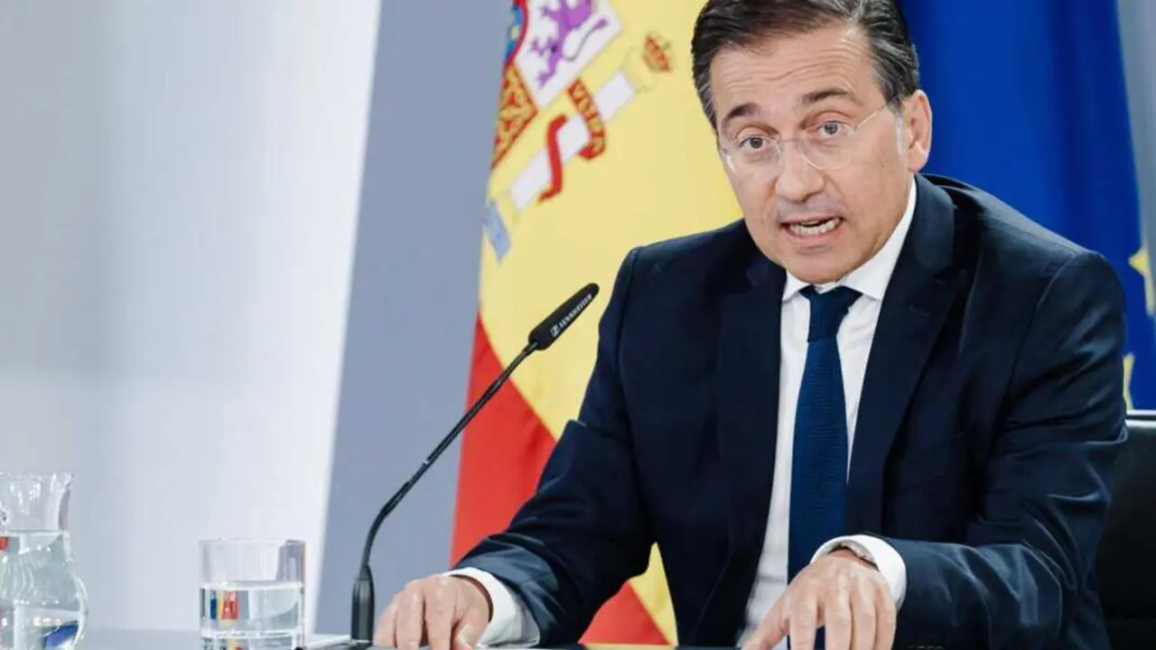  El ministro de Asuntos Exteriores, Uni&oacute;n Europea y Cooperaci&oacute;n, Jos&eacute; Manuel Albares<br>- Carlos Luj&aacute;n - Europa Press 