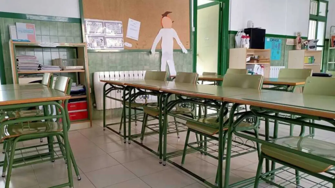  Archivo - Un aula de un colegio.<br>- EUROPA PRESS - Archivo 