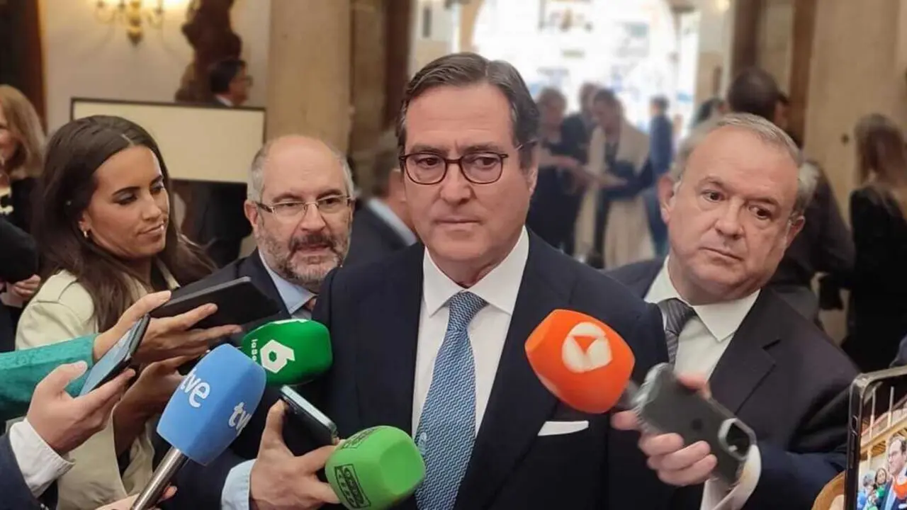  El presidente de la CEOE, Antonio Garamendi.<br>- EUROPA PRESS 