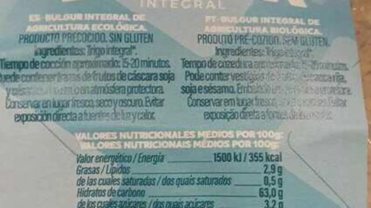  Imagen del producto afectado.<br>- AESAN 