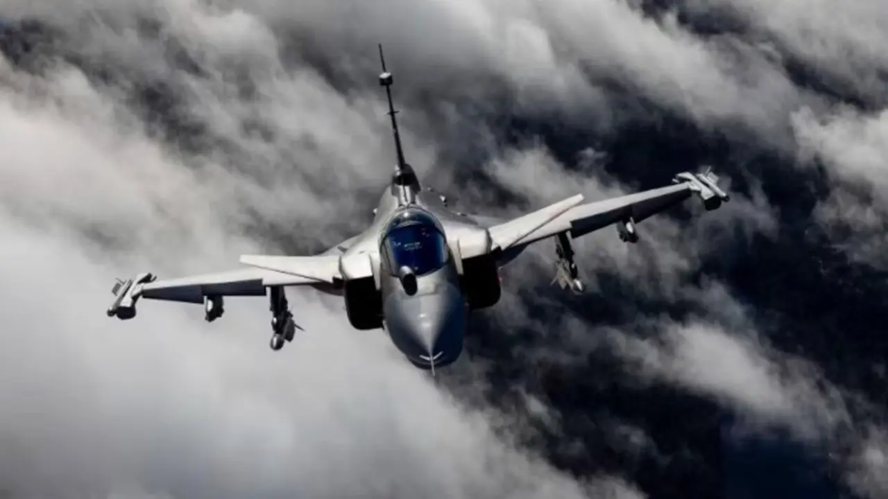 Archivo - Un caza Gripen de Saab
- SAAB - Archivo