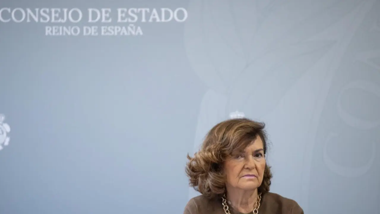 Archivo - La presidenta del Consejo de Estado, Carmen Calvo, en una imagen reciente
- Alejandro Mart&iacute;nez V&eacute;lez - Europa Press - Archivo