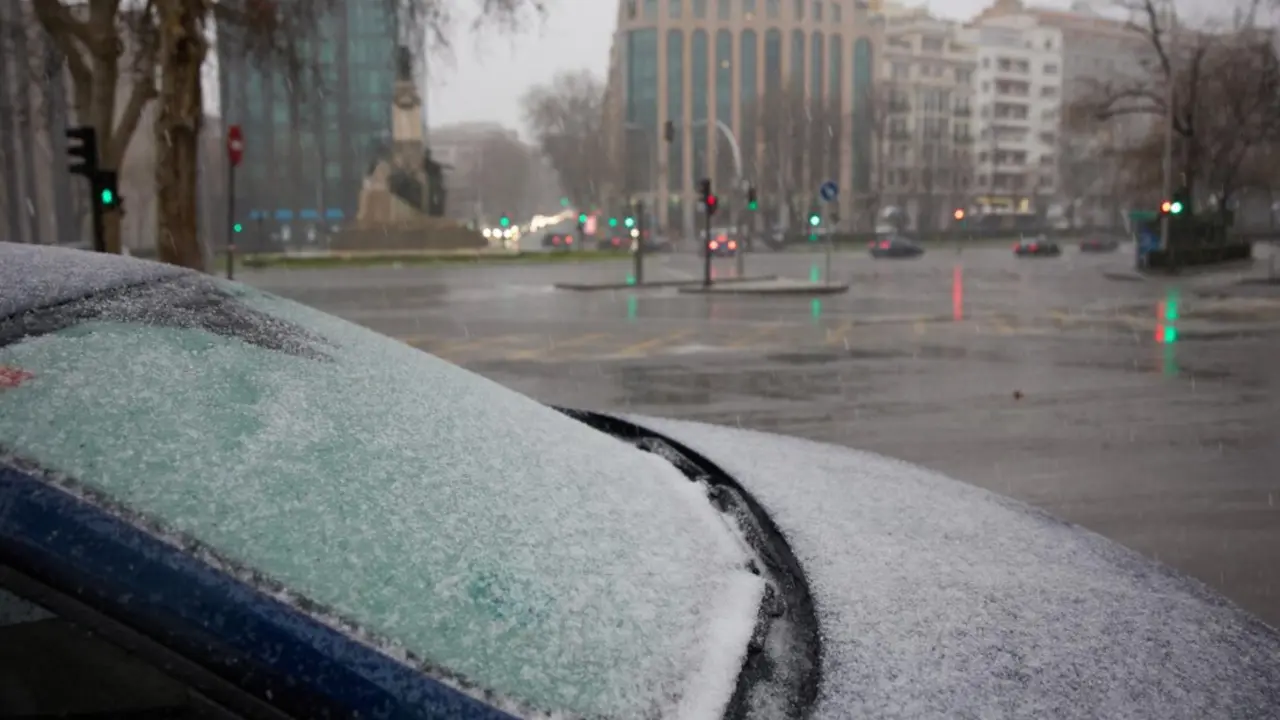 Archivo - Una fuerte granizada en el centro de Madrid, a 2 de marzo de 2024, en Madrid (Espa&ntilde;a).
- Jes&uacute;s Hell&iacute;n - Europa Press - Archivo