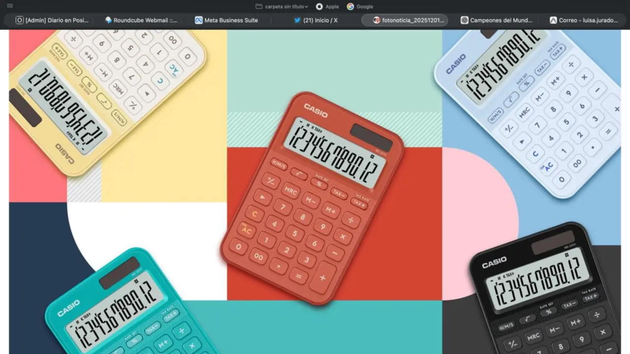Casio_to_Release_25_Design_Calculators_kv_colorful
- CASIO COMPUTER CO., LTD/PR NEWSWIRE