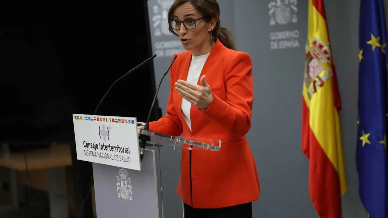 La ministra de Sanidad, M&oacute;nica Garc&iacute;a.
