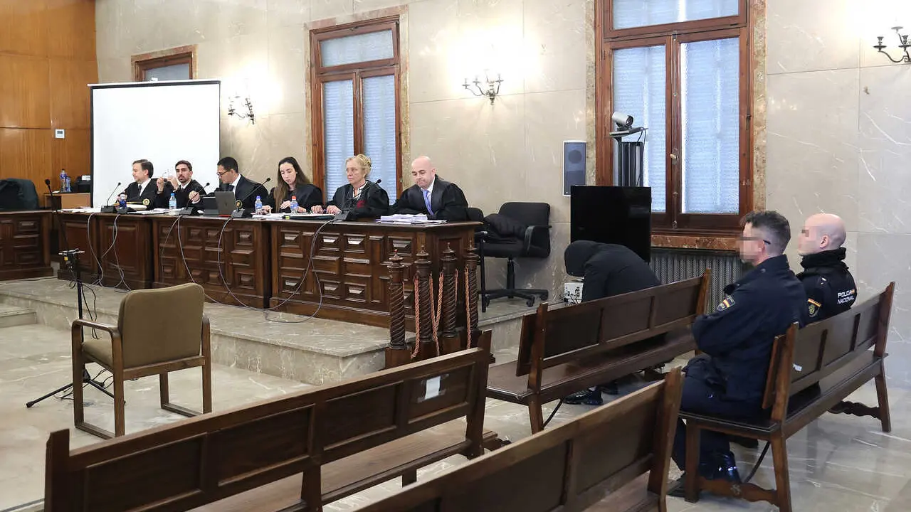 Archivo - El asesino de su mujer embarazada y su hijo en San Pobla, durante un juicio en la Audiencia Provincial de Baleares, a 17 de enero de 2025, en Palma de Mallorca, Mallorca, Baleares (Espa&ntilde;a). 