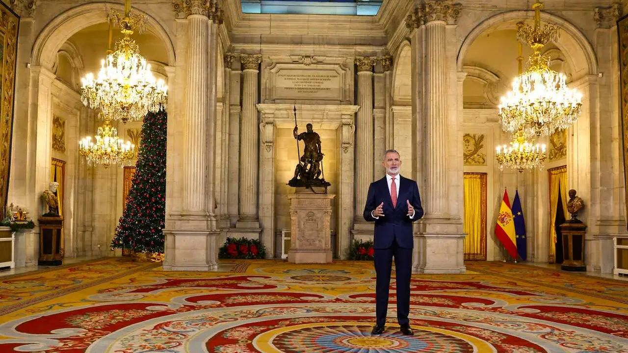 El rey Felipe VI pronuncia el tradicional mensaje de Nochebuena.