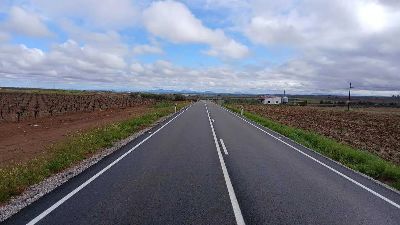 Carretera de la Diputaci&oacute;n de Badajoz.