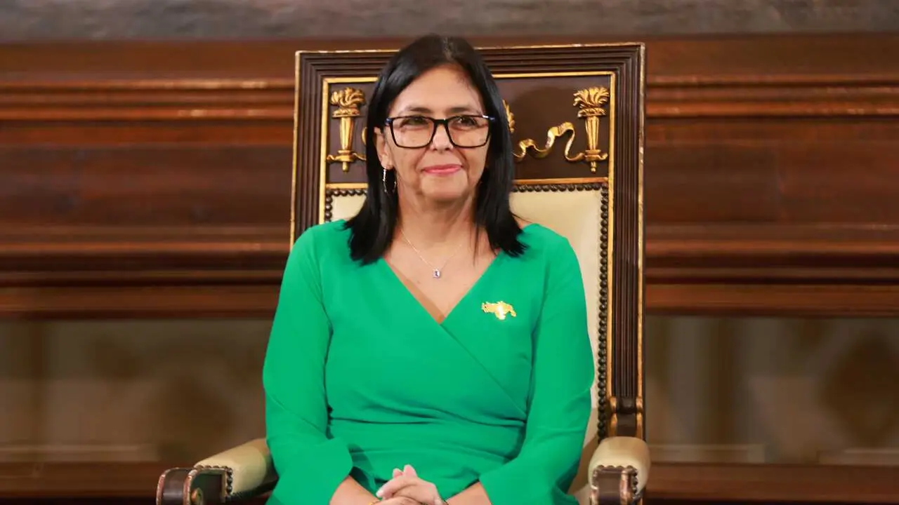La presidenta encargada de Venezuela, Delcy Rodr&iacute;guez.