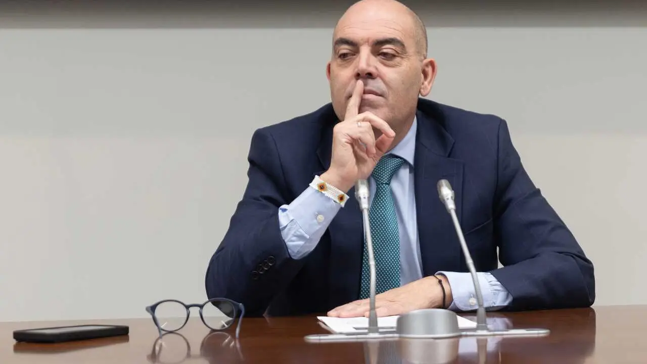 El presidente de ATA, Lorenzo Amor, durante una rueda de prensa, en la sede de la CEOE, a 12 de enero de 2026, en Madrid (Espa&ntilde;a). 