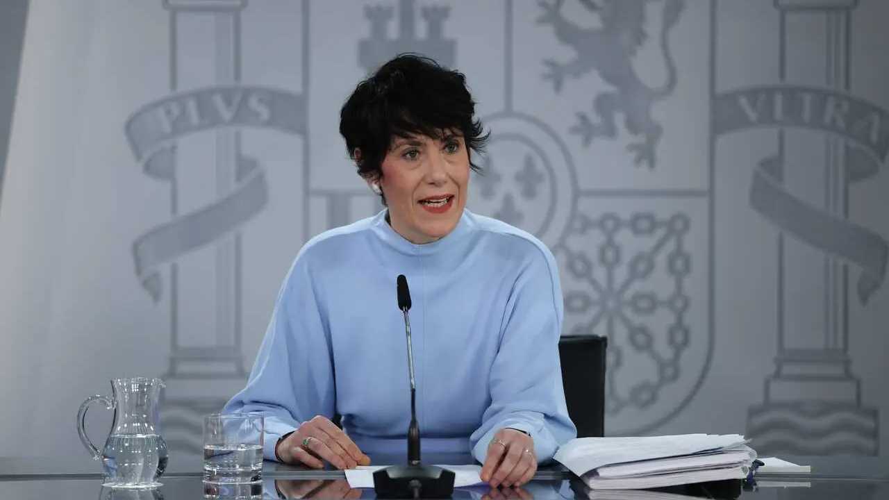 La ministra de Inclusi&oacute;n Seguridad Social y Migracioneas y portavoz del Gobierno, Elma Saiz.