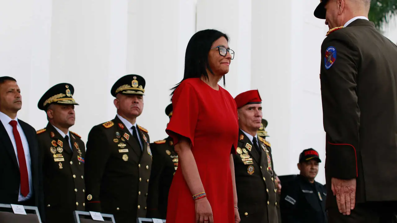 La presidenta encargada de Venezuela, Delcy Rodr&iacute;guez 