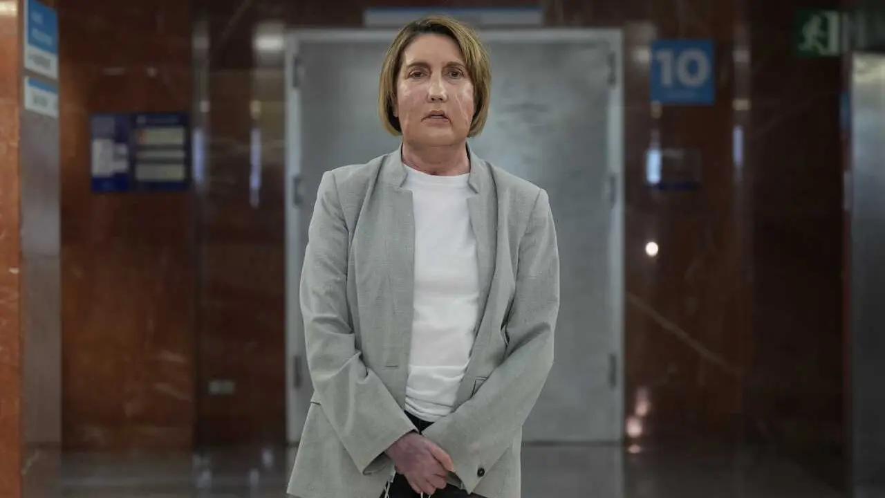 La paciente que recibi&oacute; el trasplante, en el Hospital Vall d'Hebron, a 2 de febrero de 2026, en Barcelona, Catalunya (Espa&ntilde;a).