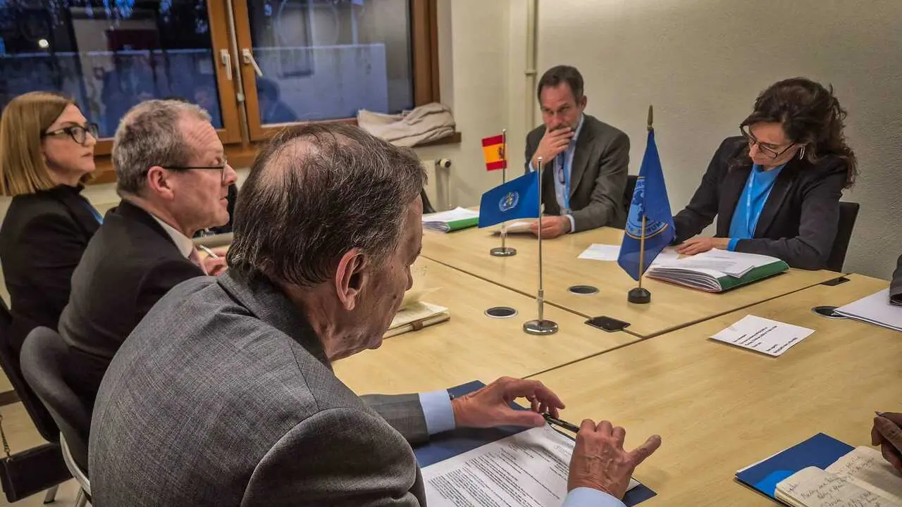 Imagen de la reuni&oacute;n del Consejo Ejecutivo de la Organizaci&oacute;n Mundial de la Salud.