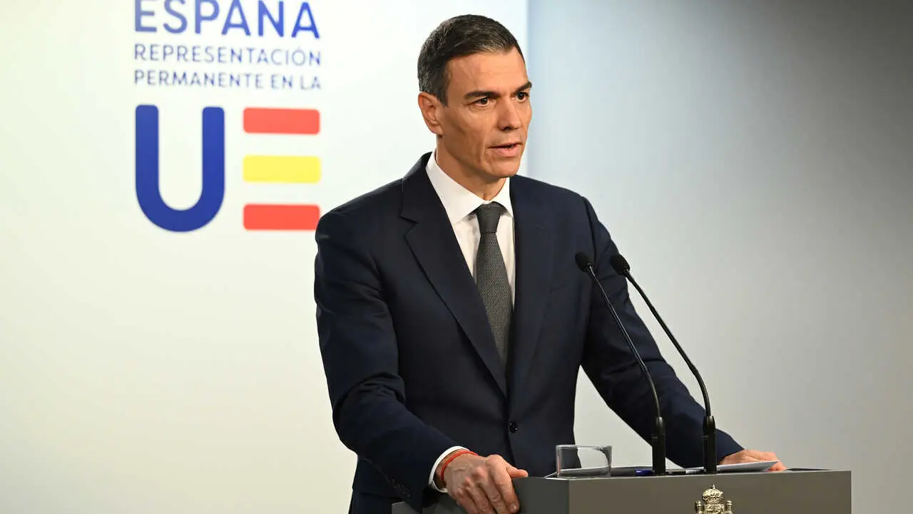 El presidente del Gobierno, Pedro S&aacute;nchez, 