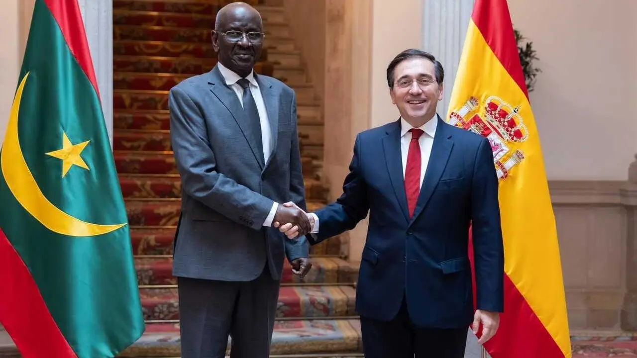 Jos&eacute; Manuel Albares  Mohamed Salem Uld Merzug