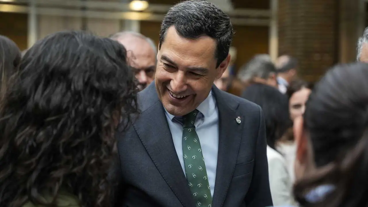 Imagen de archivo del presidente de la Junta de Andaluc&iacute;a, Juanma Moreno.