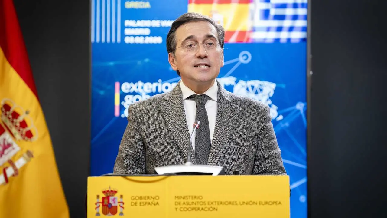 El ministro de Asuntos Exteriores, Uni&oacute;n Europea y Cooperaci&oacute;n, Jos&eacute; Manuel Albares