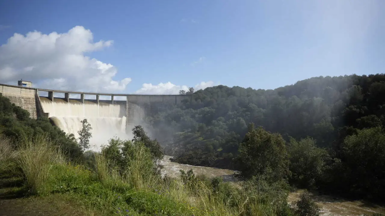 Archivo - Embalse del Gergal. A 01 de abril de 2024, en Sevilla (Andaluc&iacute;a, Espa&ntilde;a).