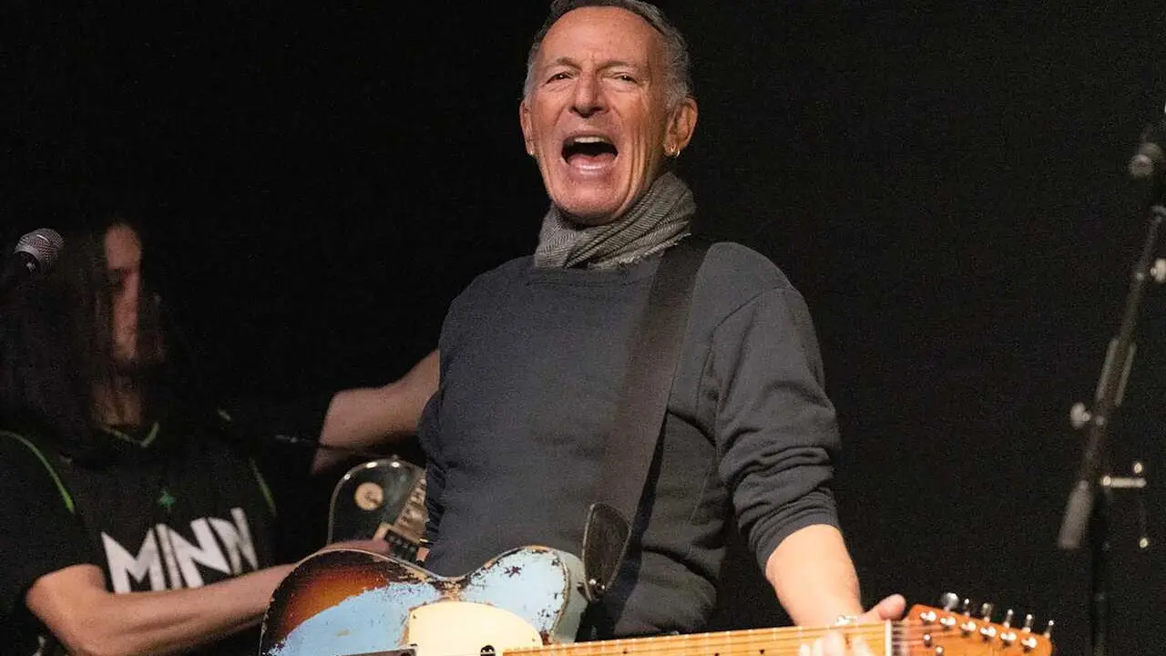 Bruce Springsteen performs &igrave;The Ghost of Tom Joad&icirc; at First Avenue on Jan. 30. The Boss will return to Minneapolis with the E Street Band on March 31. (Alex Kormann / The Minnesota Star Tribune)