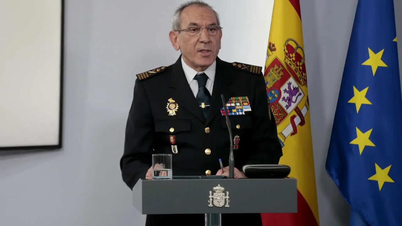 Archivo - El DAO de la Polic&iacute;a, Jos&eacute; &Aacute;ngel Gonz&aacute;lez, durante una rueda de prensa 