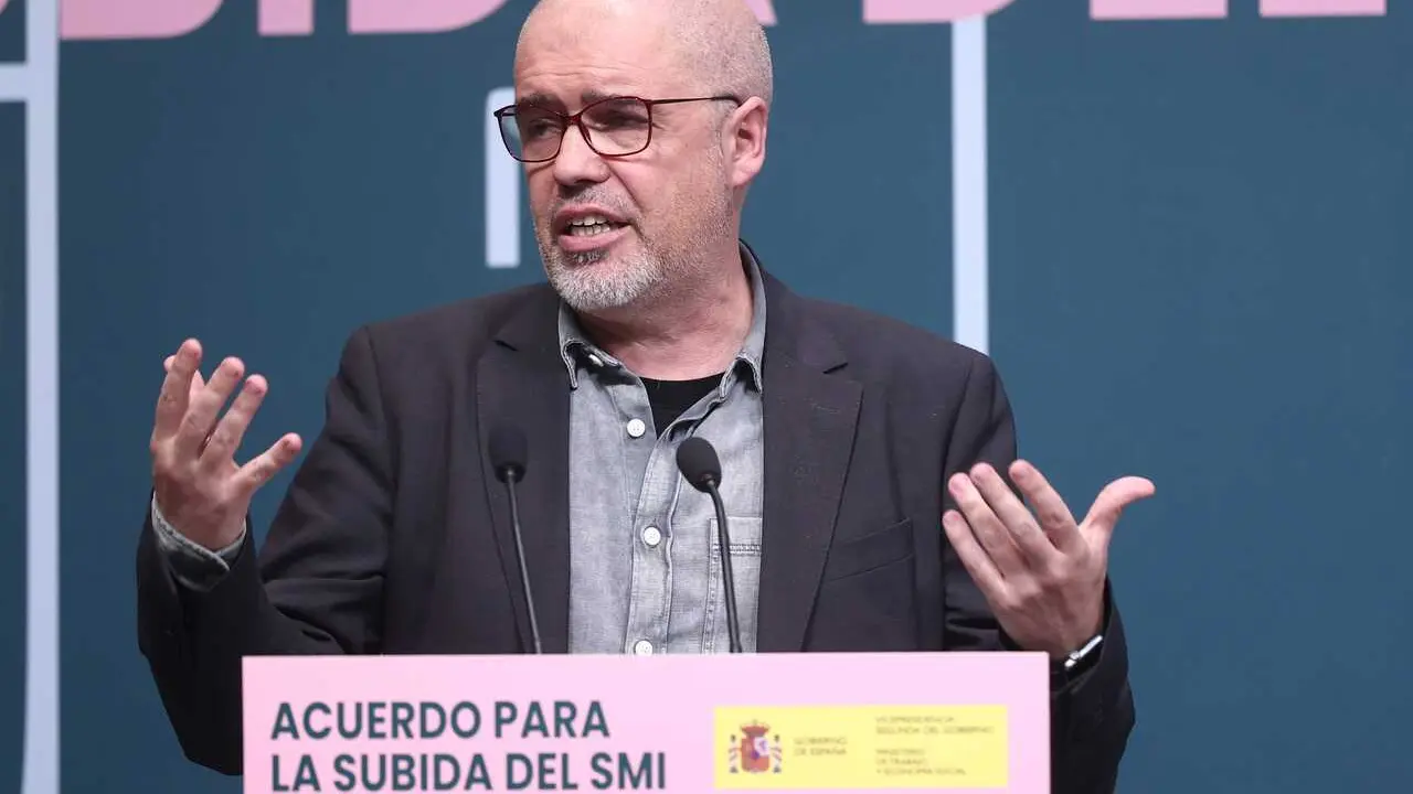 El secretario general de CCOO, Unai Sordo.