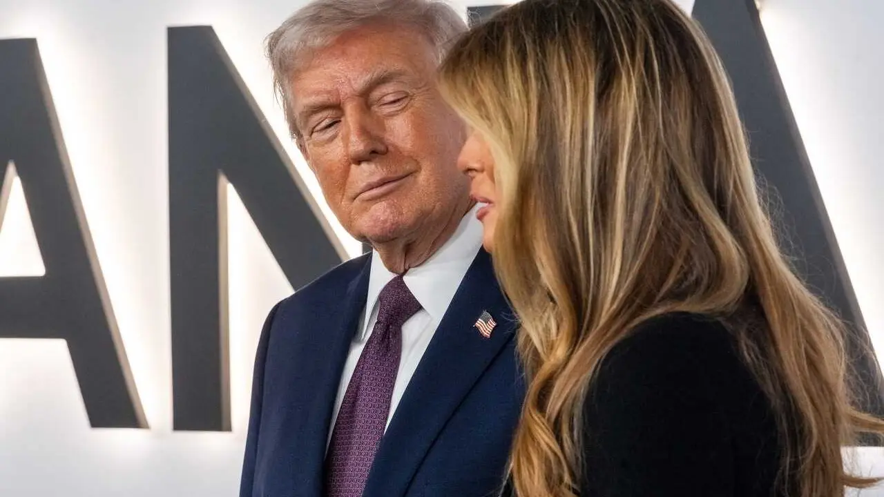 WASHINGTON, DC - JANUARY 29: First Lady Melania Trump & President Donald Trump at Amazon MGM's ''Melania'' World Premiere at The Trump Kennedy Center on January 29, 2026 in Washington, DC  Credit: Thompson / AdMedia,Image: 1070489265, License: Rights-managed, Restrictions: , Model Release: no, Credit line: Thompson / Zuma Press / ContactoPhoto