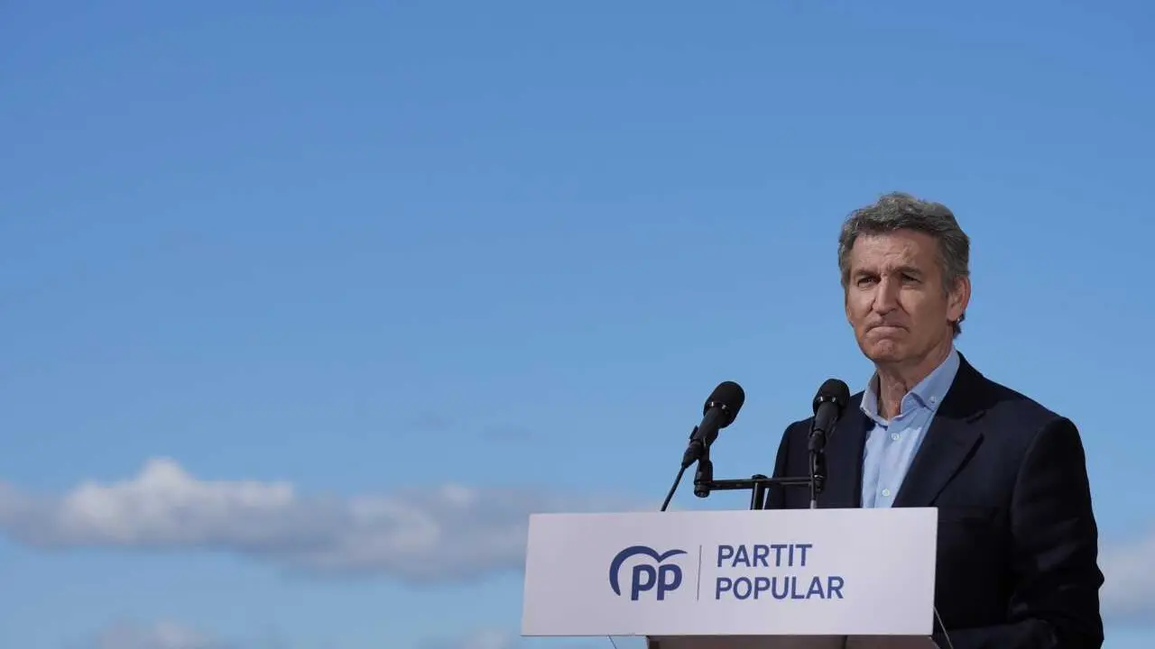 El presidente del PP, Alberto N&uacute;&ntilde;ez Feij&oacute;o. 