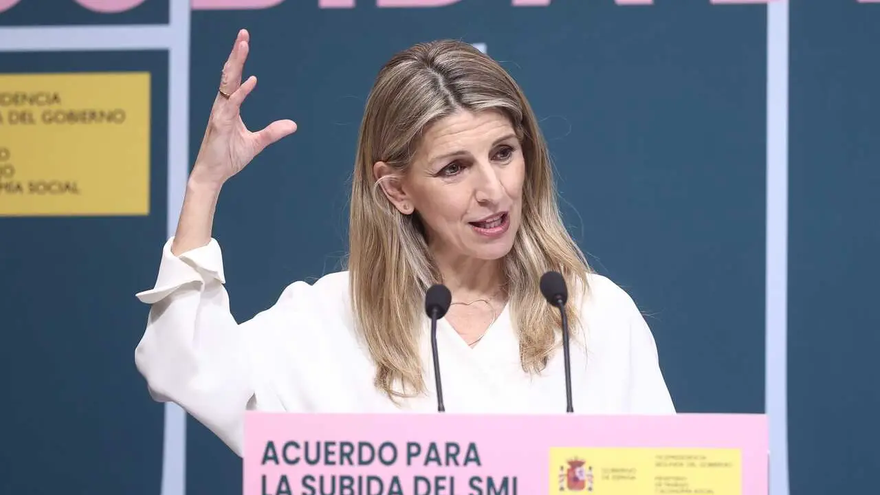 La vicepresidenta segunda y ministra de Trabajo y Econom&iacute;a Social, Yolanda D&iacute;az.