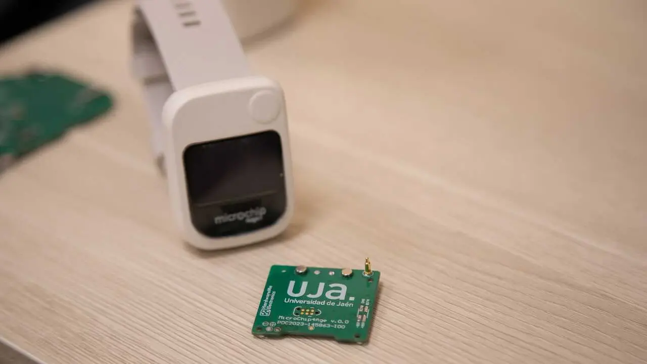 Imagen de una pulsera inteligente.