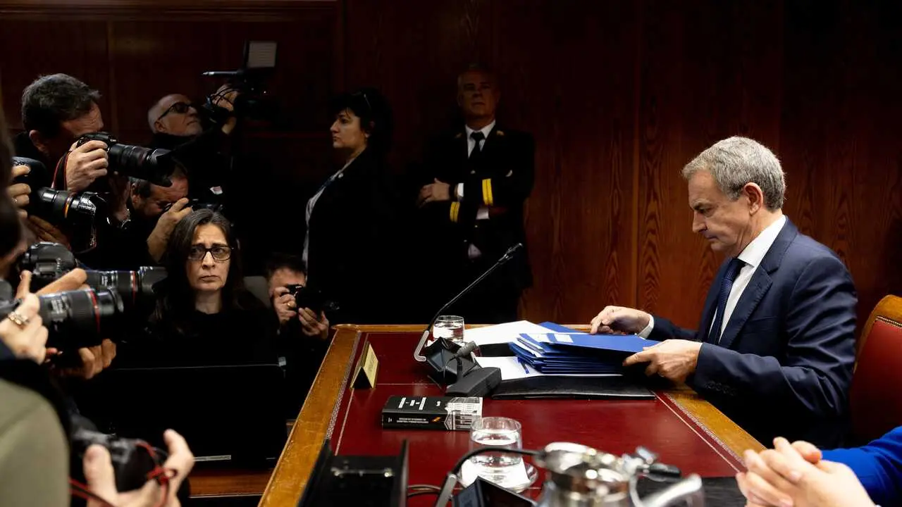 El expresidente del Gobierno Jos&eacute; Luis Rodr&iacute;guez Zapatero comparece ante la Comisi&oacute;n de Investigaci&oacute;n sobre el &lsquo;caso Koldo&rsquo;, en el Senado.