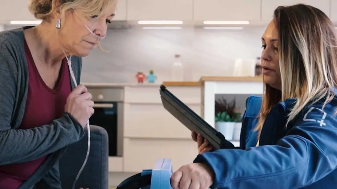 Archivo - Imagen de recurso de una mujer con EPOC.