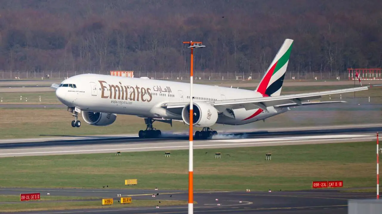 Avi&oacute;n de Emirates-