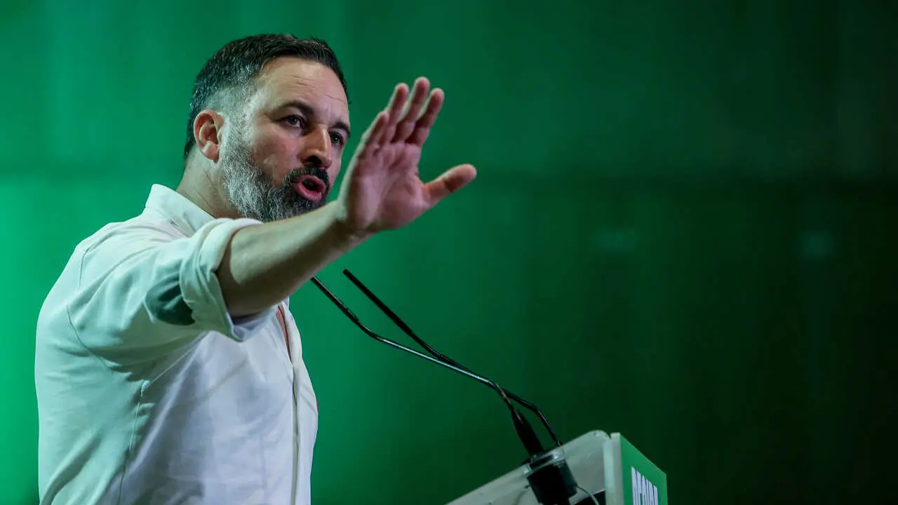 Archivo - Imagen de archivo del presidente de Vox, Santiago Abascal.