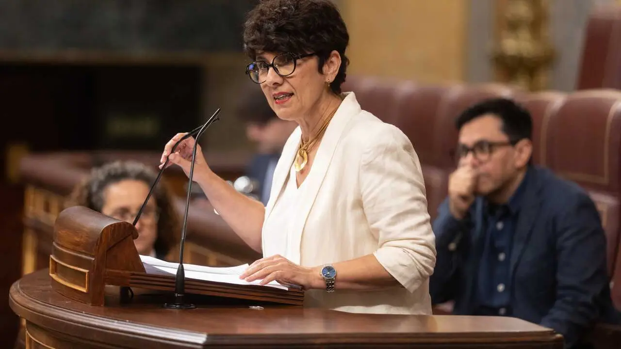 Archivo - La portavoz del PNV en el Congreso, Maribel Vaquero