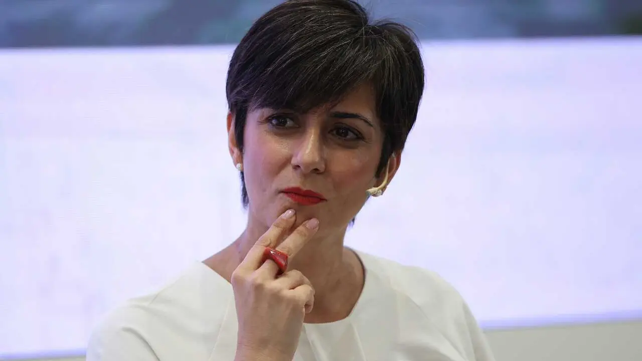 La ministra de Vivienda y Agenda Urbana, Isabel Rodr&iacute;guez, interviene en el acto &lsquo;8M. Creadoras del cambio&rsquo;, en el Ministerio de Vivienda y Agenda Urbana, a 6 de marzo de 2026, en Madrid (Espa&ntilde;a). 