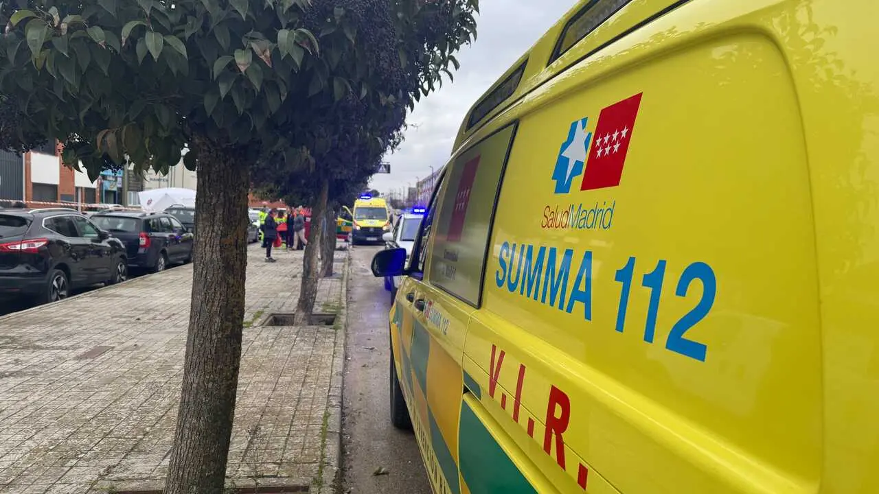 Imagen de una ambulancia del SAMUR112 en Campo Real