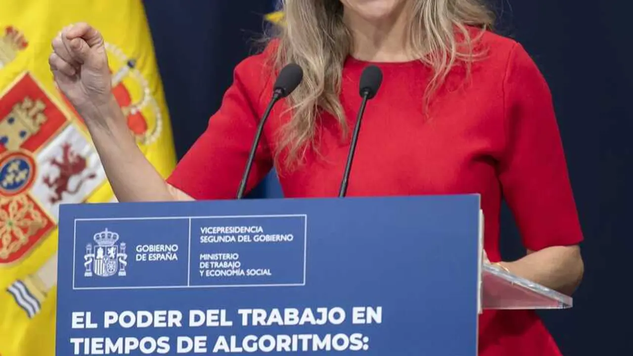 La  vicepresidenta segunda del Gobierno y ministra de Trabajo y Econom&iacute;a Social, Yolanda D&iacute;az, en una imagen de archivo 
