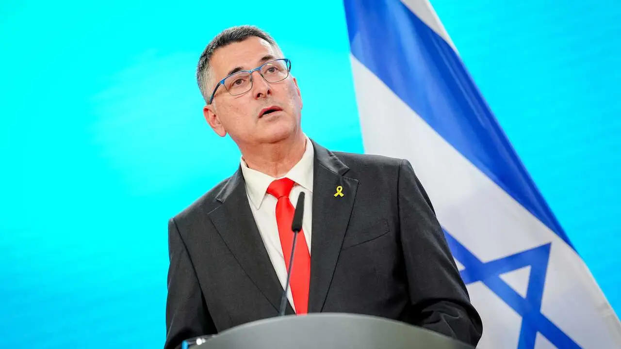 Archivo - El ministro de Exteriores de Israel, Gideon Saar.